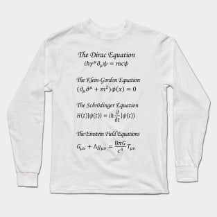 Theoretical Physics Equations Long Sleeve T-Shirt